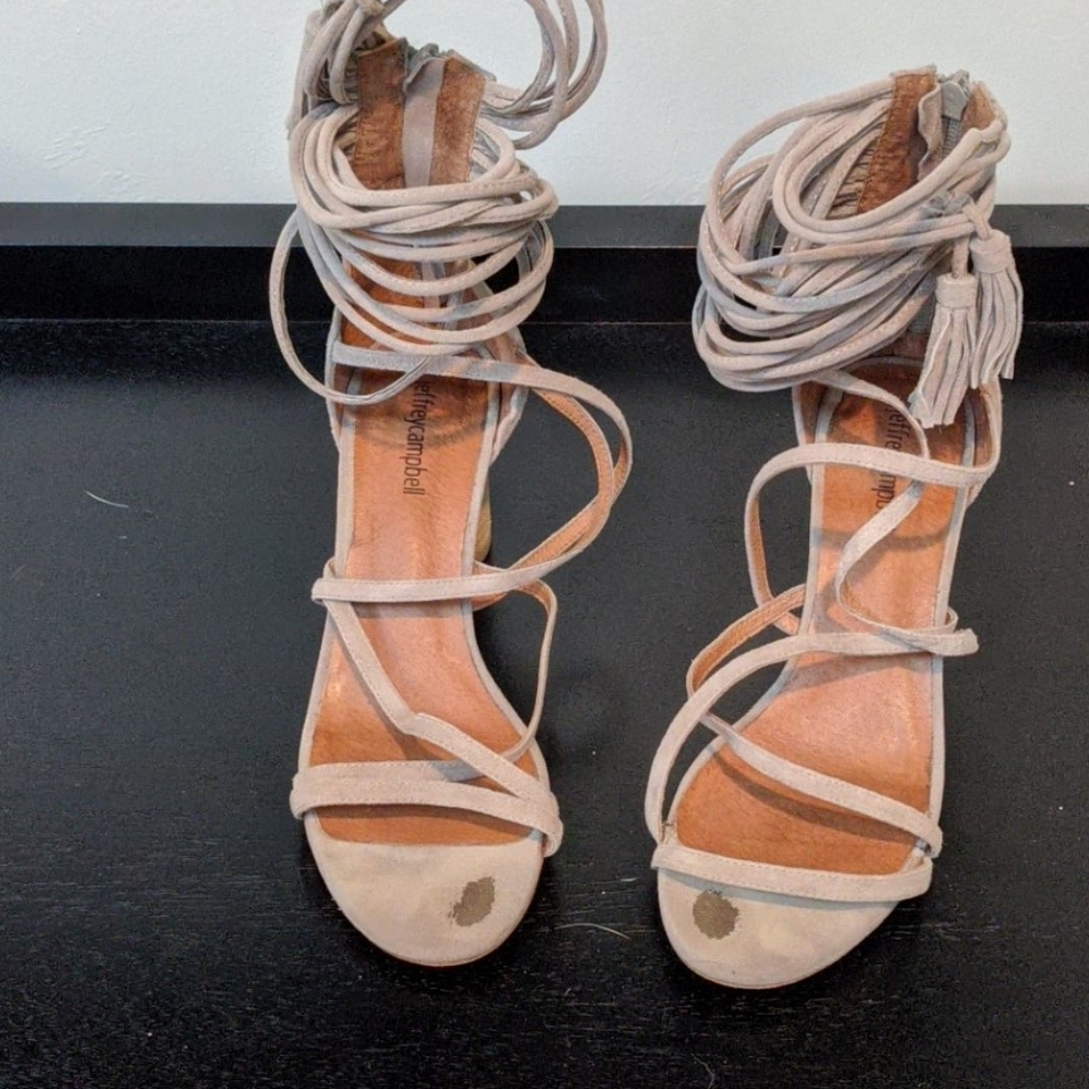 Jeffrey Campbell suede heels